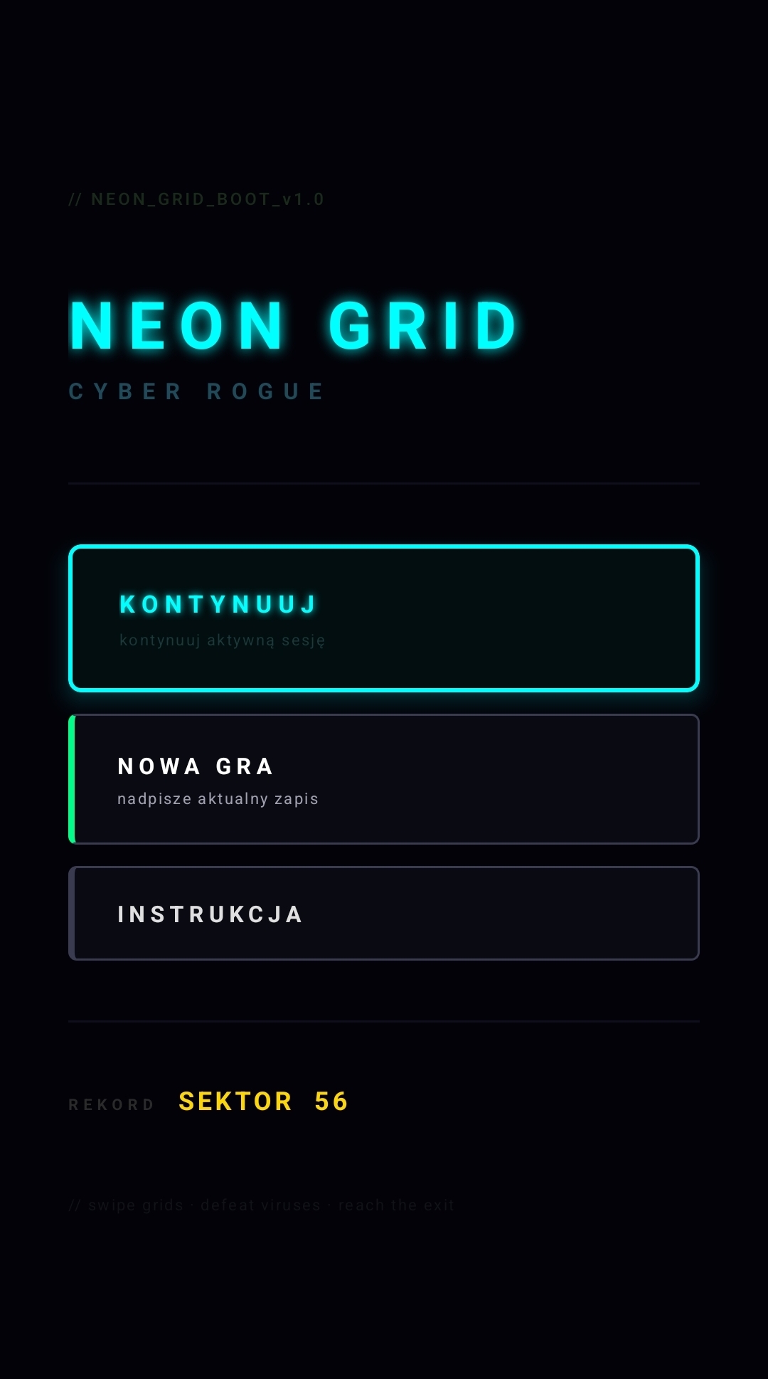Neon Grid — sklep
